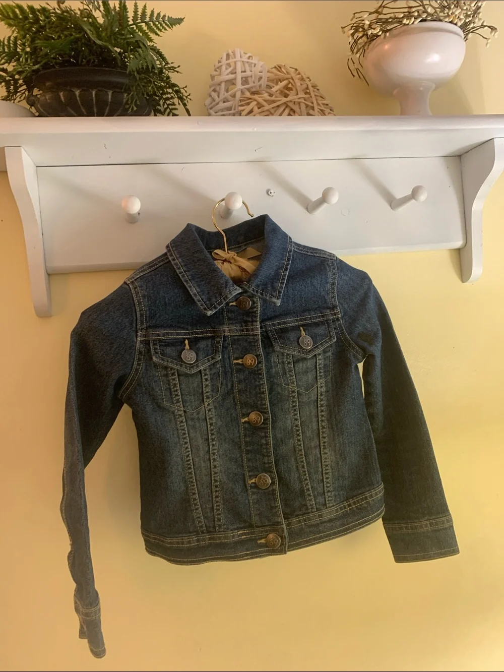 The Children's Place Dark Blue Denim Jacket for Kids